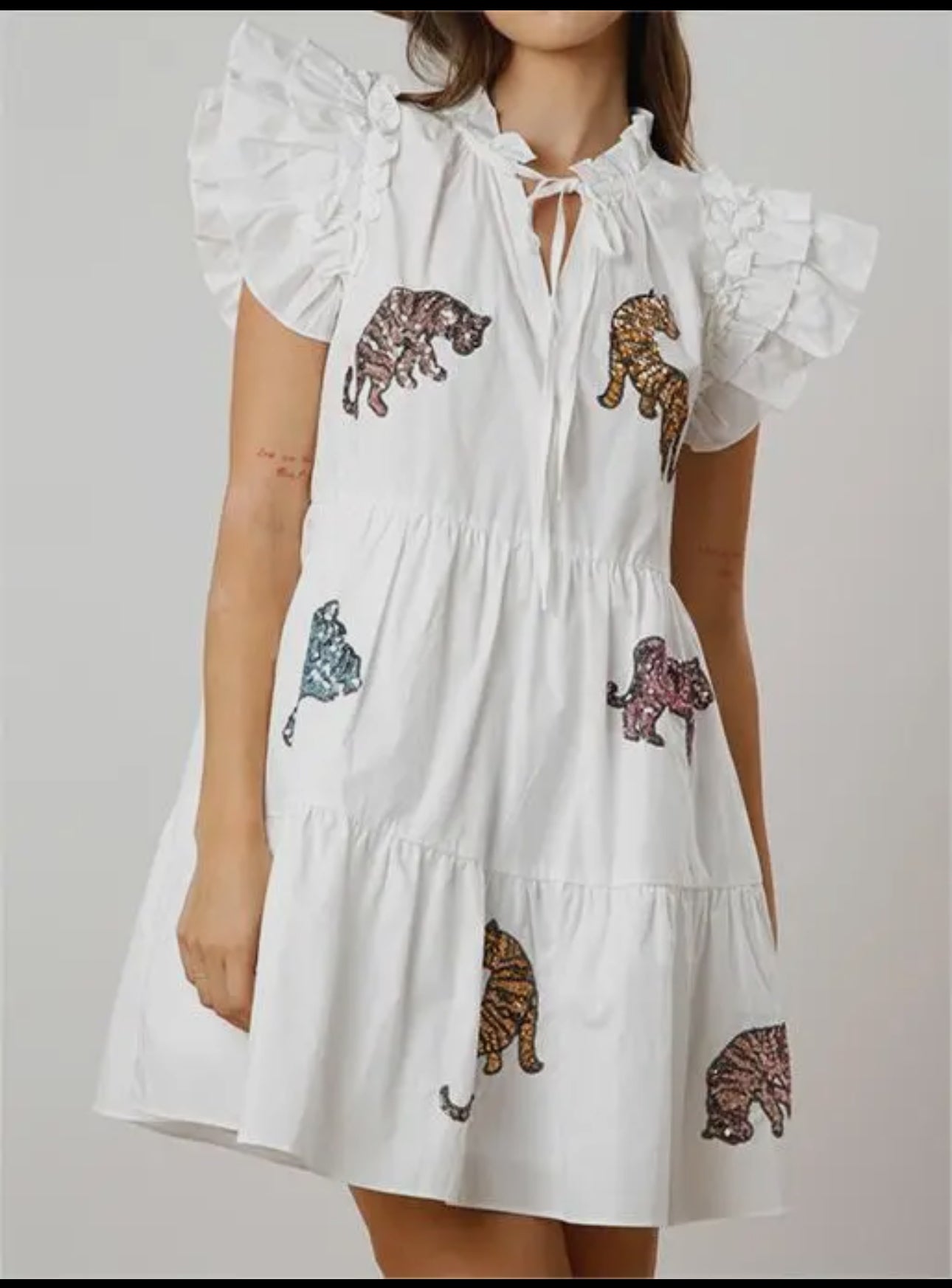 White Tiger Dress